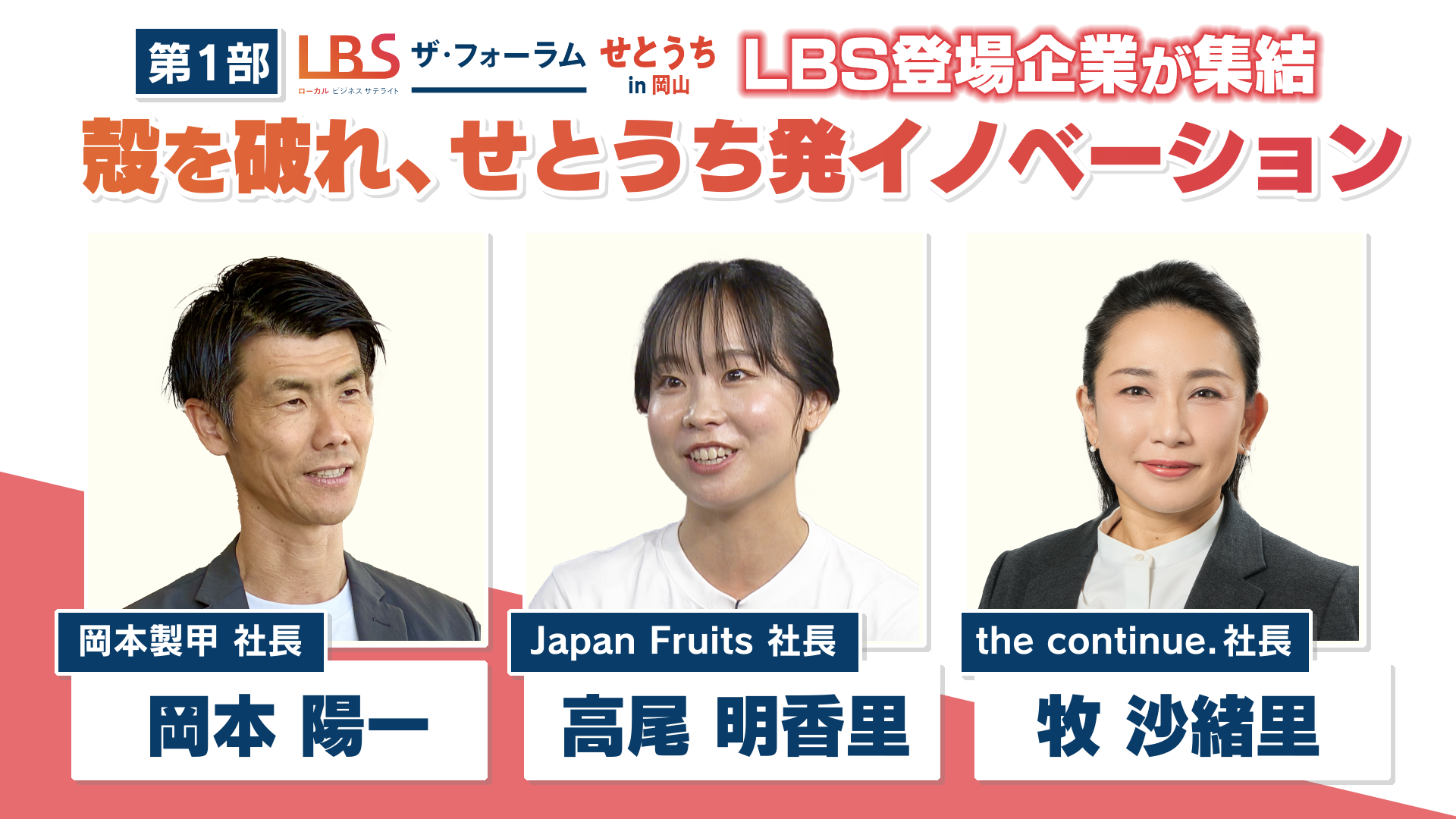 【第1部】LBS登場企業が集結　殻を破れ、せとうち発イノベーション
