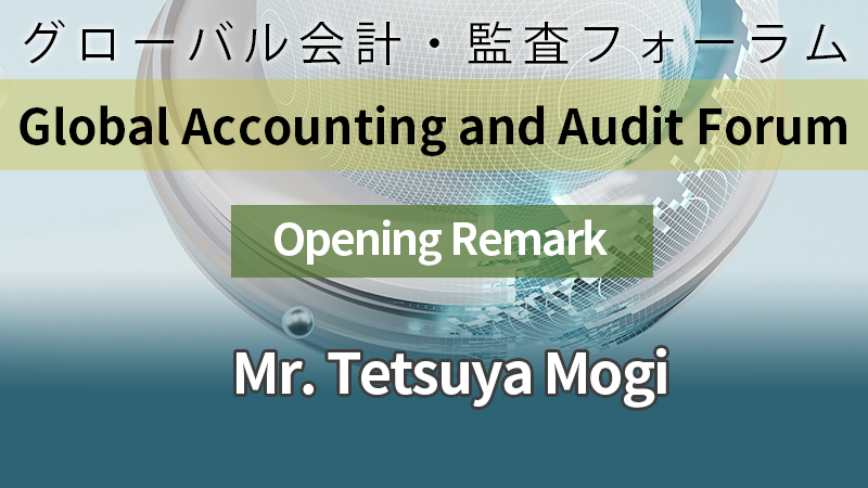 Opening remark Mr.Tetsuya Mogi